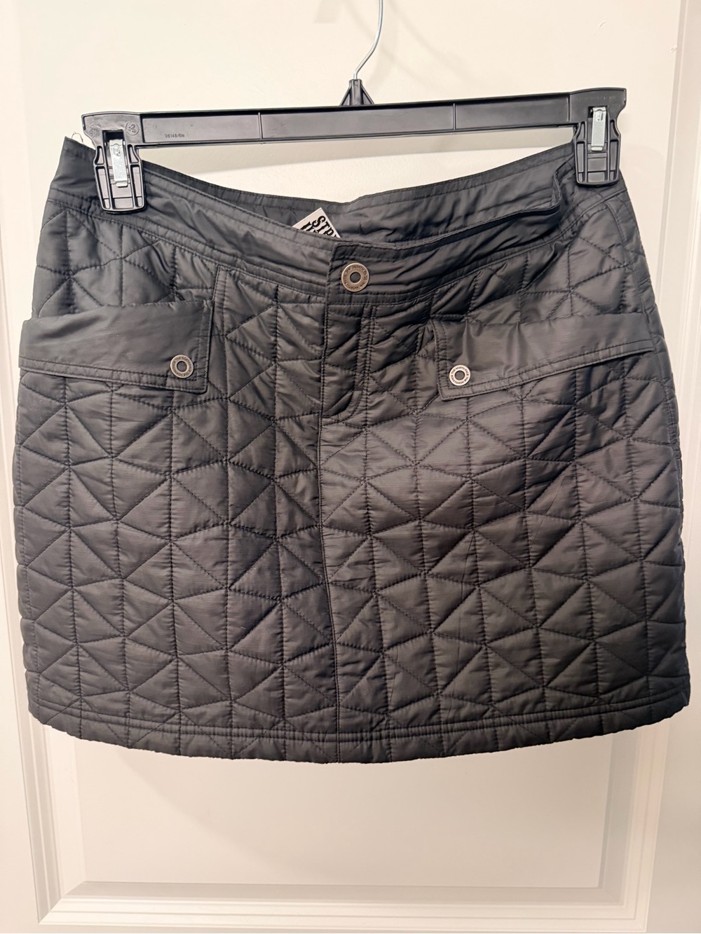 The North Face Quilted Black Mini Skirt